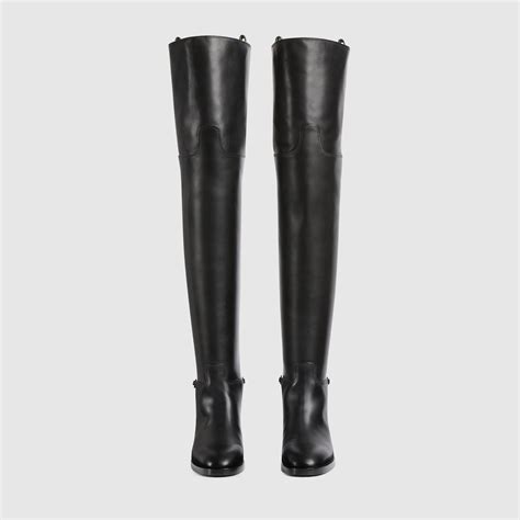 Women's slim Horsebit knee